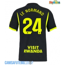 Camisa de time de futebol Atletico Madrid Robin Le Normand #24 Replicas 2º Equipamento 2026-27 Manga Curta
